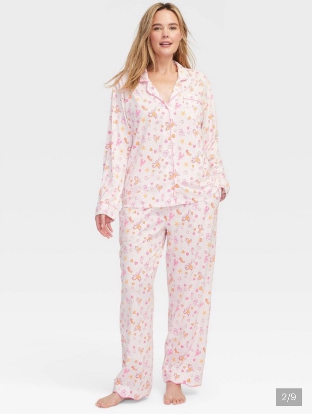 🚀 VIRAL - Roller Rabbit Pink 🪸Sea Life Print Pajama Set 🐒